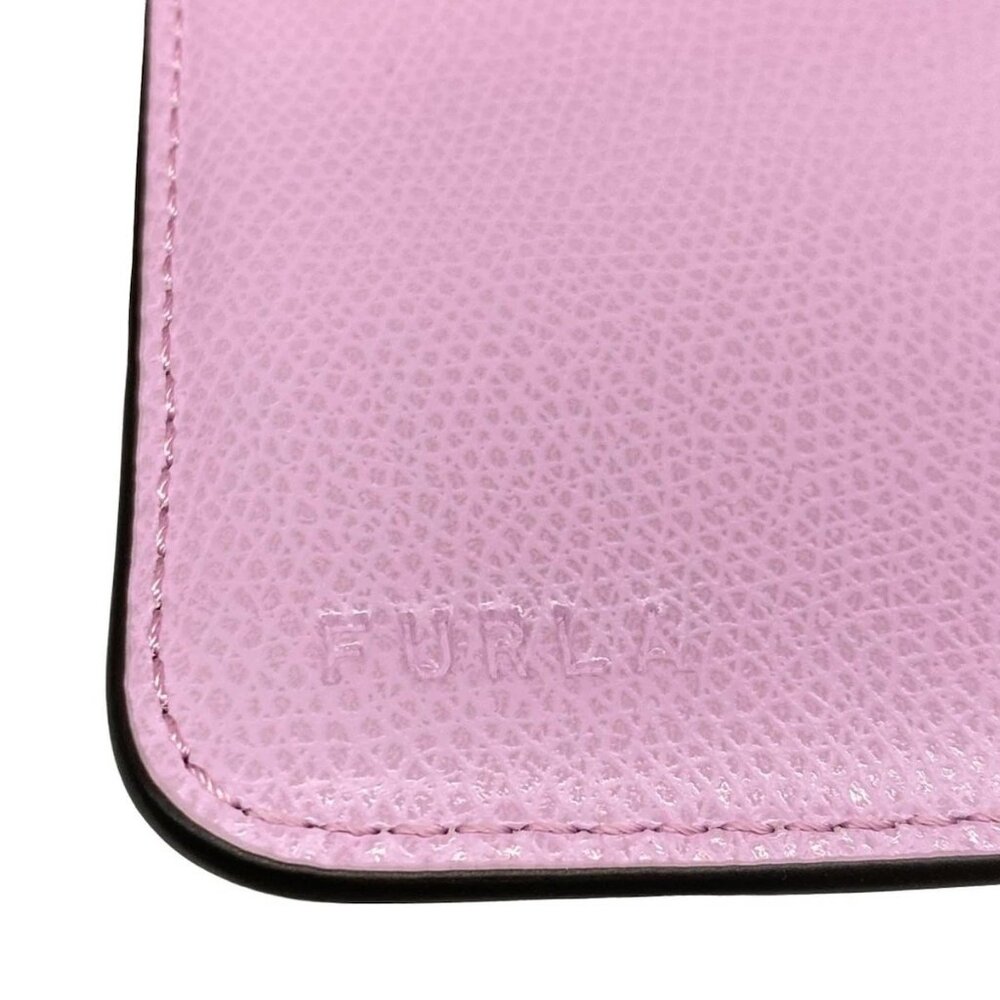FURLA Camellia - Pink Leather Bifold Wallet - Picture 3 of 6